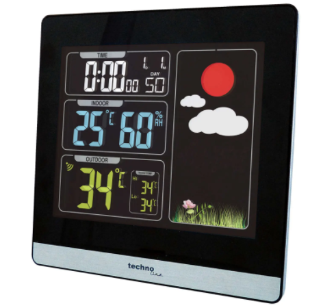 Метеостанція Technoline WS6448 - чорна 