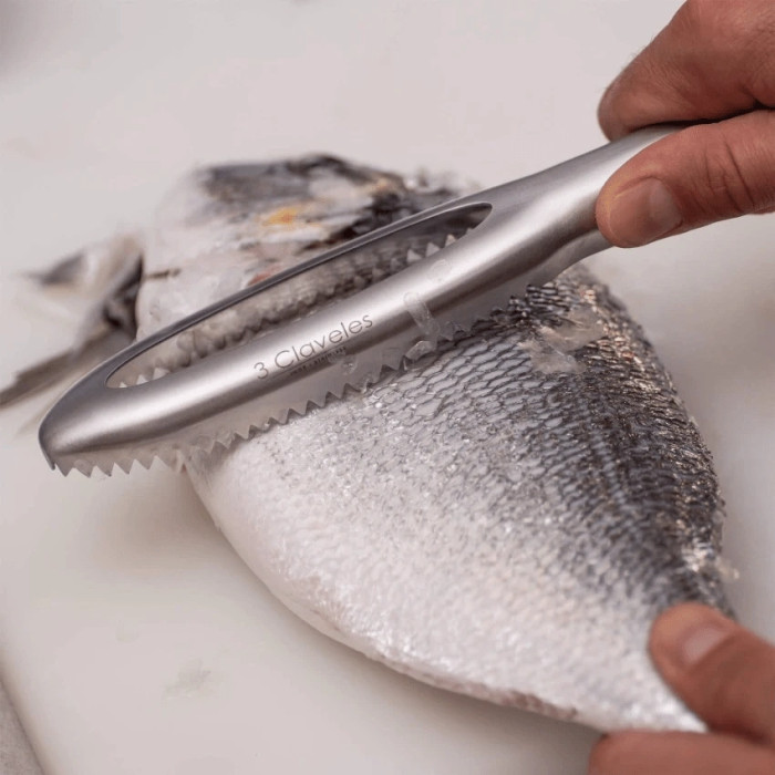 Професійна рибочистка скребок з нержавіючої сталі, 00625 3claveles, Іспанія 