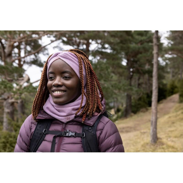 Шарф-труба Buff Merino Fleece solid Lilac Sand 