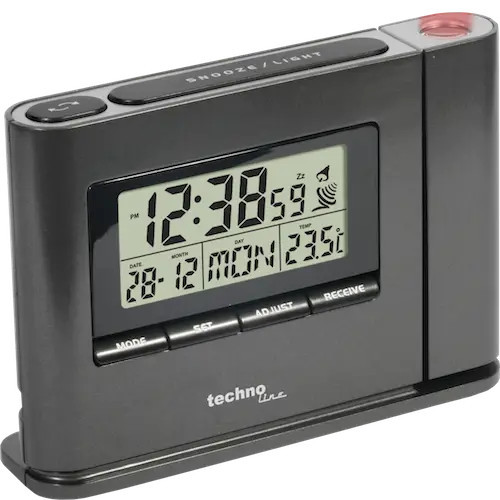 Годинник проекційний Technoline WT519 Anthracite (WT519) 