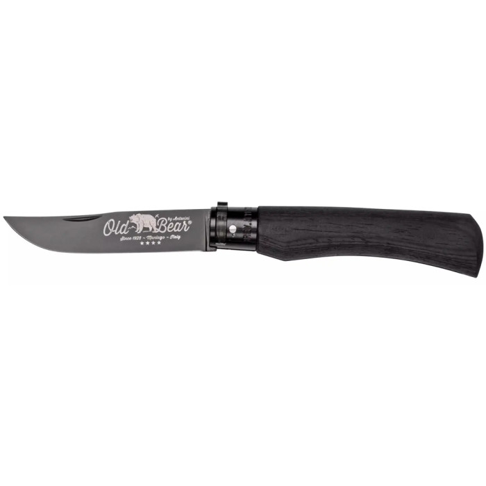 Ніж Old Bear Total Black XL, 1.4060 steel, wood handle, black 