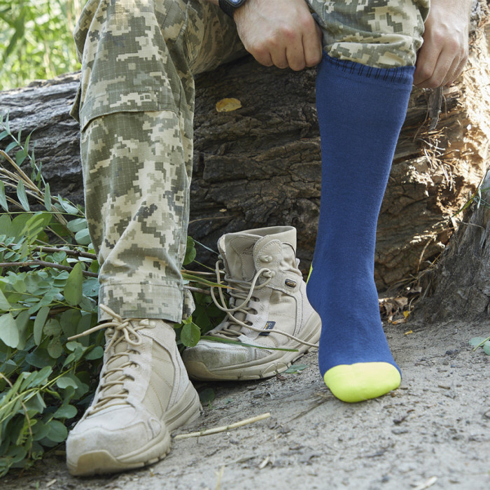 Шкарпетки водонепроникні Dexshell Ultra Thin Crew NL, p-p S, сині (без упаковки/пошкоджена упаковка) 