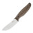 Нож с чехлом туристический SRM Fossa 605T-MW, (8.8 см) 14C28N / Micarta коричневый