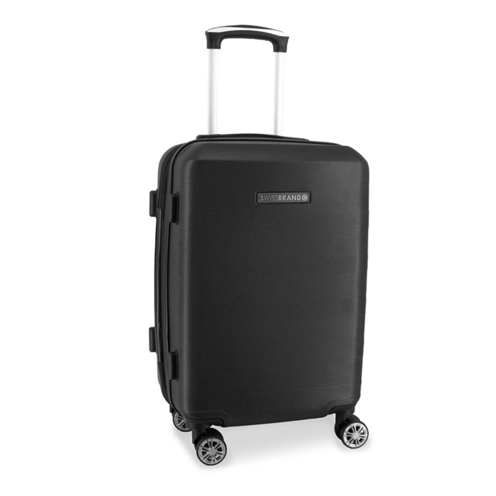 Валіза Swissbrand Cardiff (M) Black (SWB_LHCAR001M) 