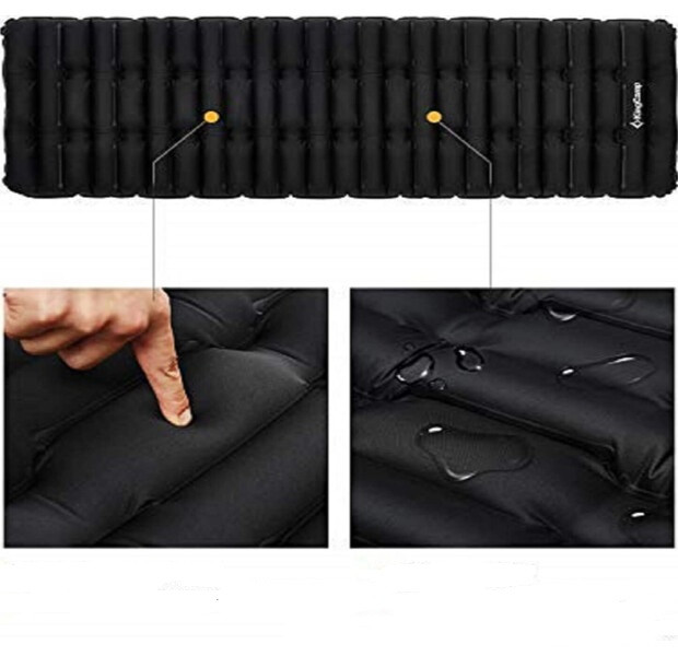 Самонадувний матрац KingCamp SUPER COMFORT SINGLE (KM1905) BLACK 