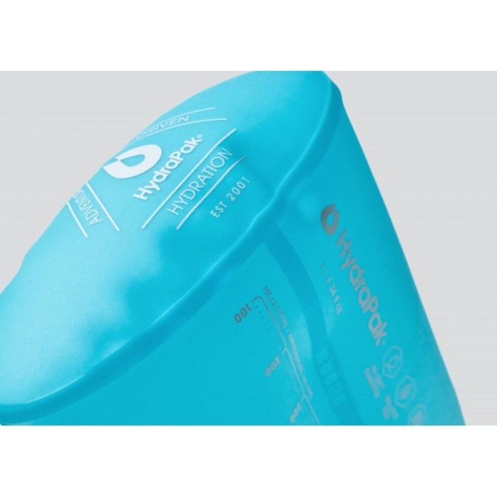 М'яка фляга HydraPak Stow 1 л Malibu Blue 