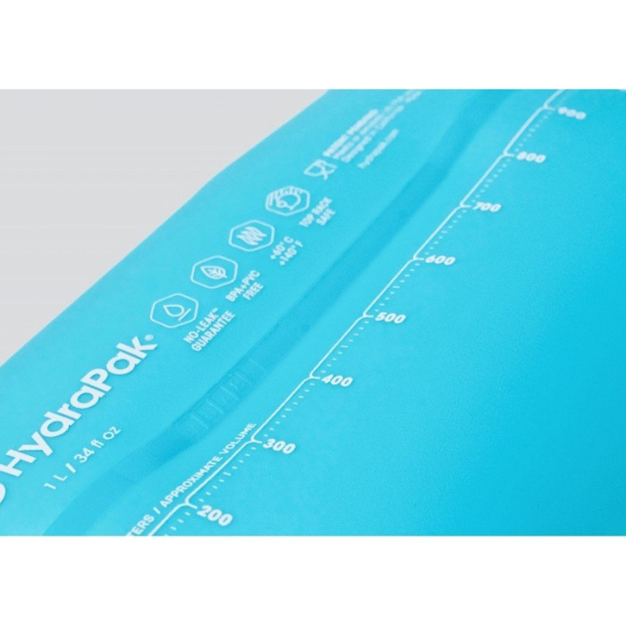 М'яка фляга HydraPak Stow 1 л Malibu Blue 