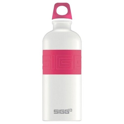 Пляшка для води SIGG CYD Pure White Touch, 0.6 л (рожева)