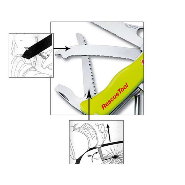 Ніж складаний Victorinox Rescuetool (0.8623.MWNB1) 
