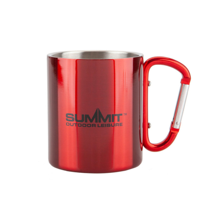 Кружка з ручкою-карабіном Summit Carabiner Handled Mug Червона 300 мл 