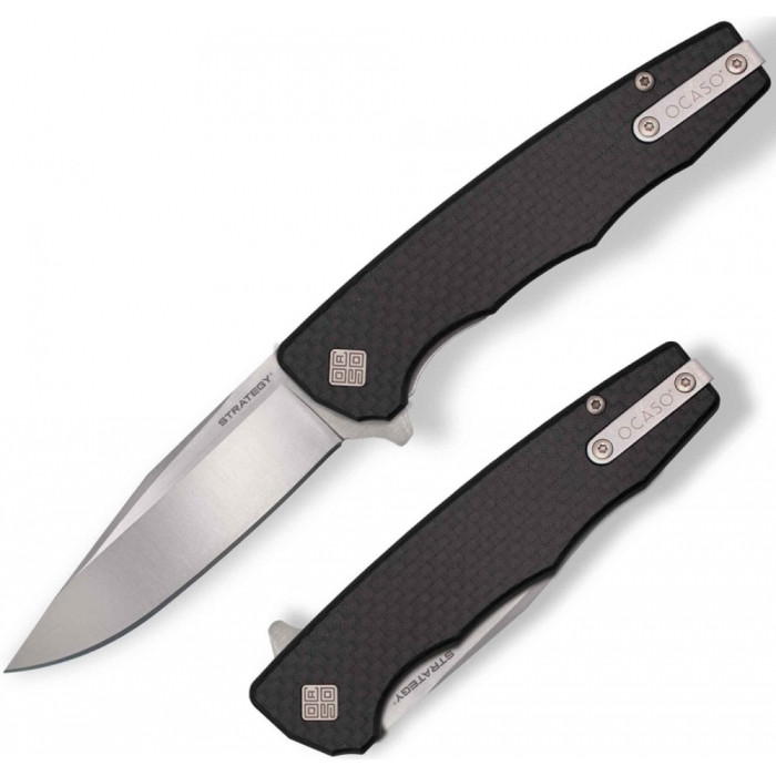 Ніж Ocaso Strategy, Carbon Fiber + G-10, Satin 