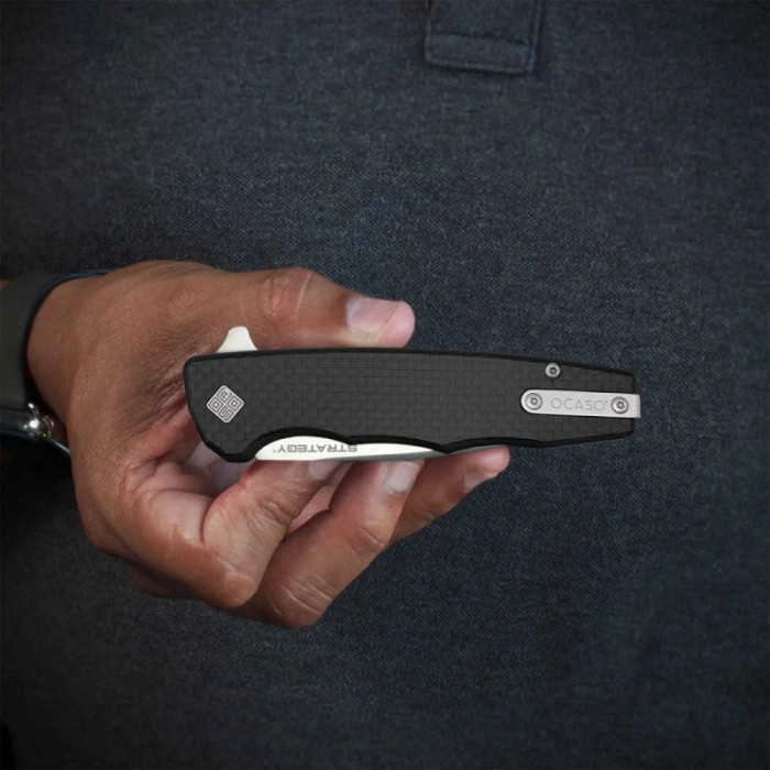 Ніж Ocaso Strategy, Carbon Fiber + G-10, Satin 