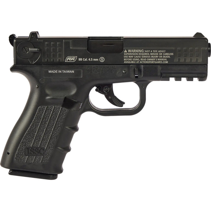 Пістолет пневматичний ASG ISSC M22. CO2. 4,5 мм кал. 4.5 мм Black 