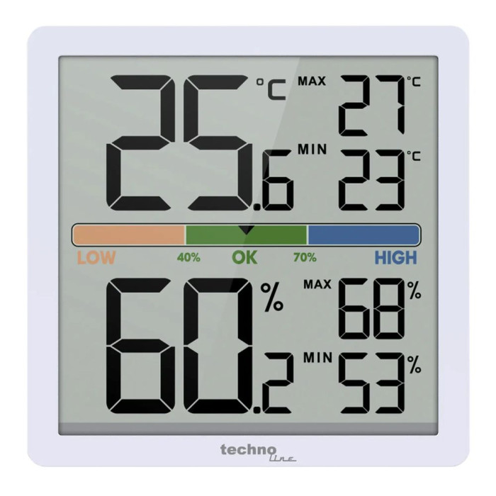 Термогігрометр Technoline WS9472 White (WS9472) 