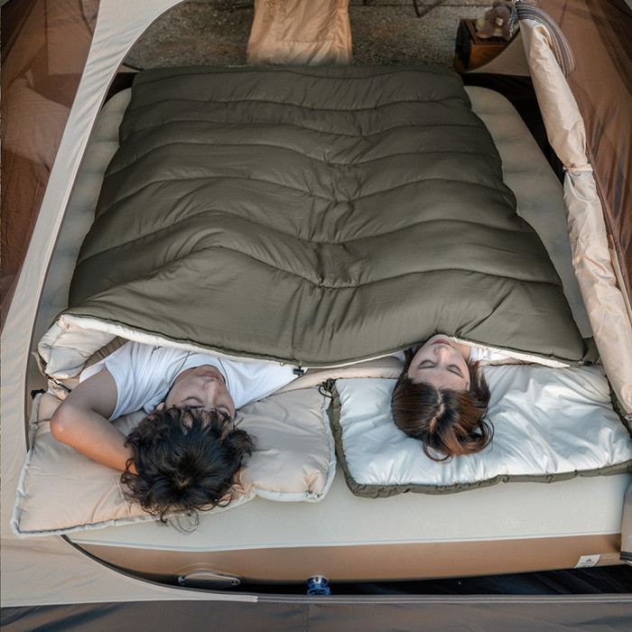 Спальник з капюшоном Naturehike LD250 CNK2300SD016, темно-зелений 