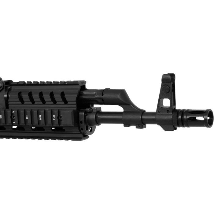 Страйкбольна гвинтівка LCT АК AEG 6 мм з тактичним обвісом cashmir black 