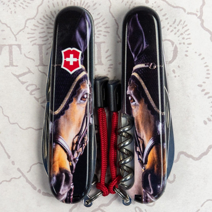 Складаний ніж Victorinox SPARTAN ZODIAC Королівський кінь 1.3603.3.Z5290pk 
