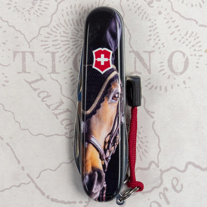 Складаний ніж Victorinox SPARTAN ZODIAC Королівський кінь 1.3603.3.Z5290pk 