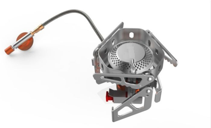 Пальник зі шлангом, п'єзопідпалом і вітрозахистом Tramp TRG-046 