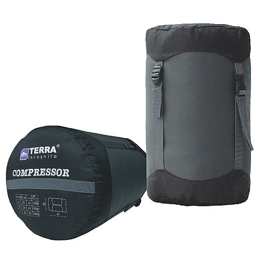 Гермомешок Terra Incognita Compressor M (сірий/чорний) 
