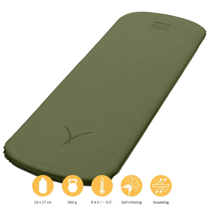Килимок самонадувний Grand Canyon Hattan 5.0 M Nutria Brown (30621621) 