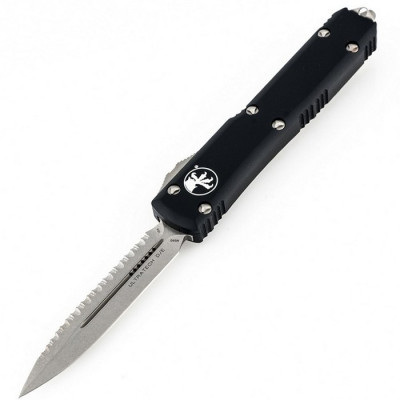 Ніж Microtech Ultratech Double Edge Stonewash FS, серрейтор