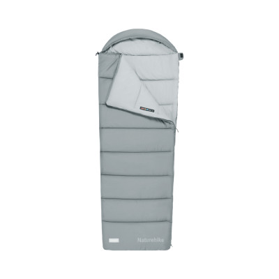 Спальний мішок з капюшоном Naturehike MS300 CNK2350WS023 лівий, сірий