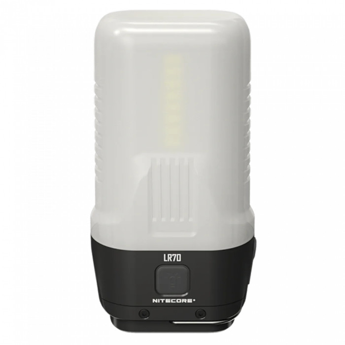 4в1 - Ліхтар кемпінговий, ручний + Power Bank + зарядний Nitecore LR70 (400 люмен, 3000 люмен, Red 10 люмен, 1-2x21700, USB Type-C) 