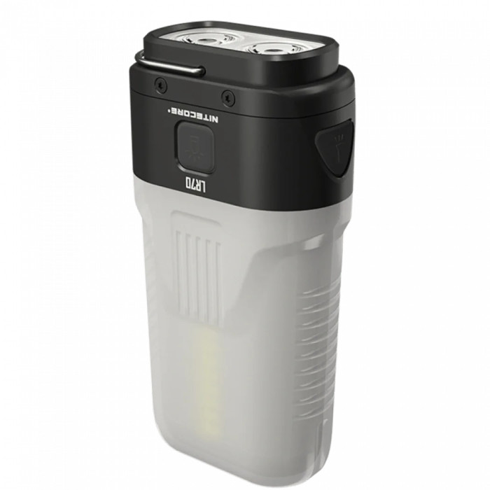 4в1 - Ліхтар кемпінговий, ручний + Power Bank + зарядний Nitecore LR70 (400 люмен, 3000 люмен, Red 10 люмен, 1-2x21700, USB Type-C) 