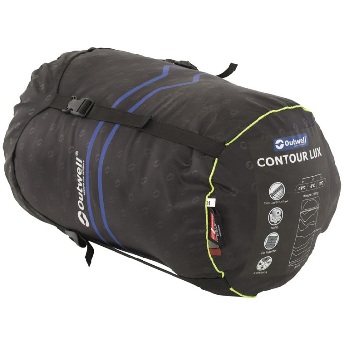 Спальний мішок Outwell Contour Lux Reversible /-3°C Left (230366) 
