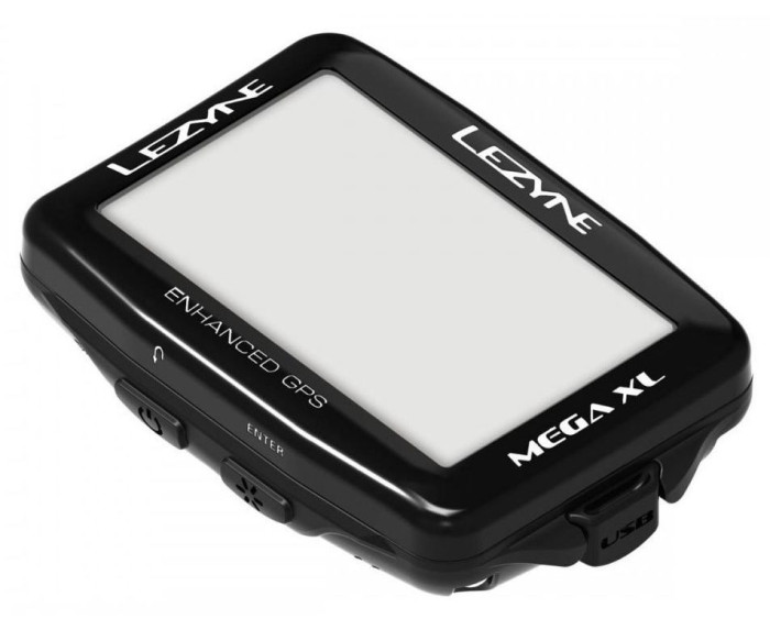 Комп'ютер Lezyne MEGA XL GPS чорний 