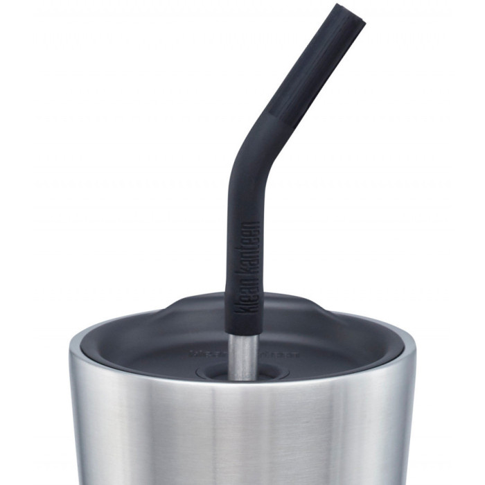 Термостакан тамблер з соломинкою ізольований стакан Klean Kanteen з матової нержавіючої сталі 473 мл 