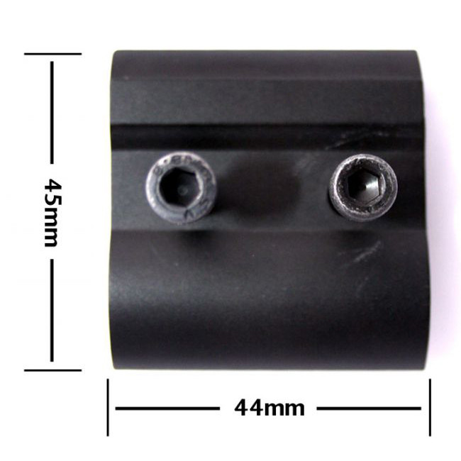 Кріплення до зброї 2 половинки алюмінієве універсальне 