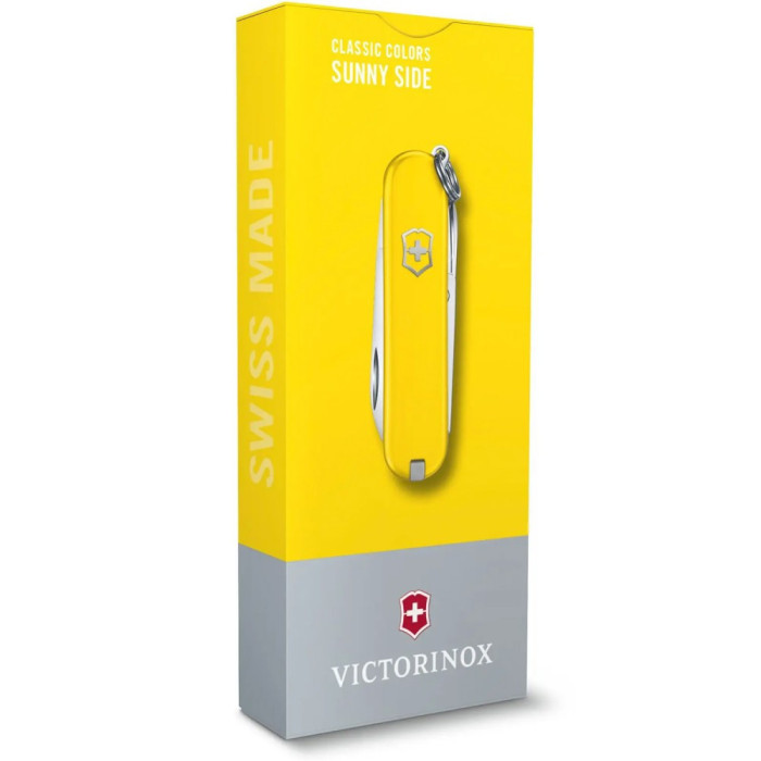 Ніж Victorinox Classic SD Ukraine 58мм,7функ,жовт-син 