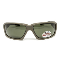 Захисні окуляри Venture Gear Tactical OverWatch Green (forest gray) Anti-Fog, чорно-зелені  в зеленій оправі