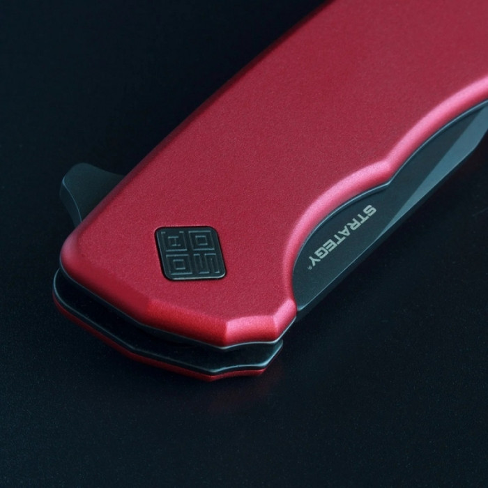 Ніж Ocaso Strategy, Red Aluminum, Black 
