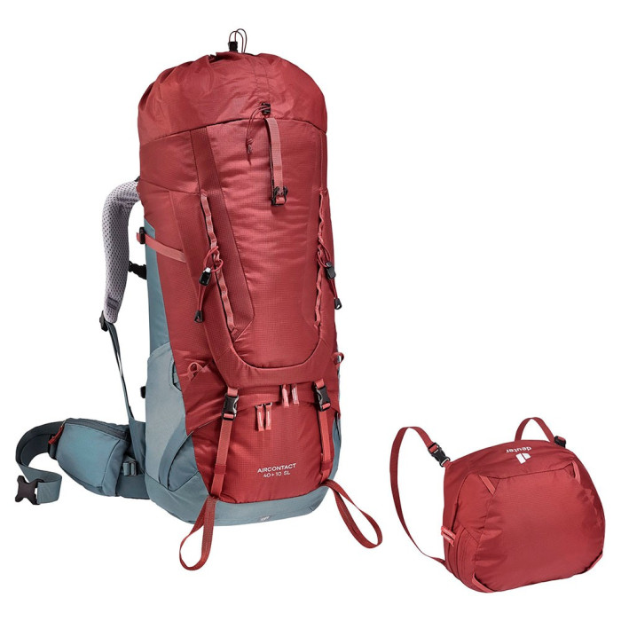 Рюкзак Deuter Aircontact 40 + 10 SL 5214 redwood-teal 