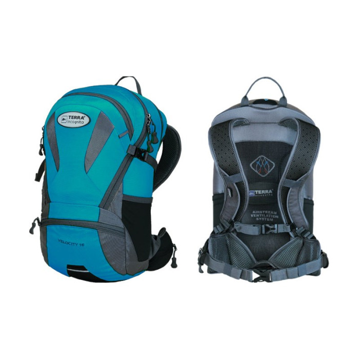 Рюкзак Terra Incognita Velocity 20, бірюзовий 