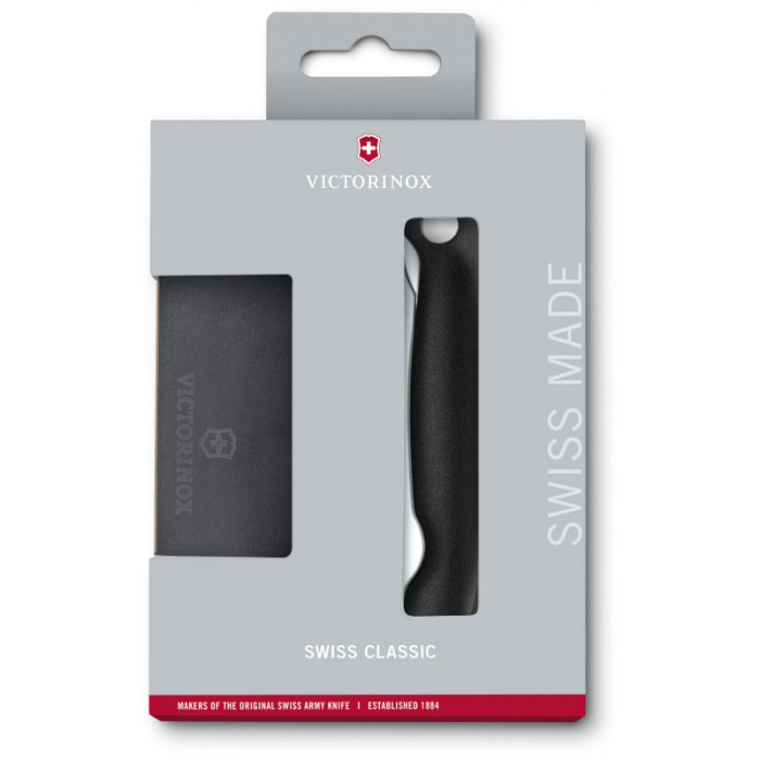 Набір кухонний Victorinox SwissClassic Cutting Board Set (складаний ніж, дошка для нарізки), Чорний 