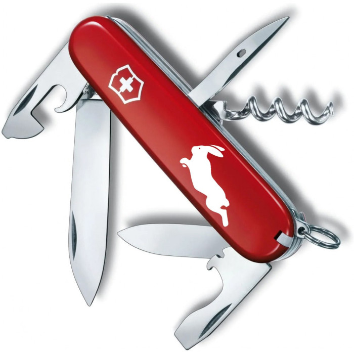 Складаний ніж Victorinox SPARTAN ZODIAC Спритний Кролик біл. 1.3603_Z2170u 