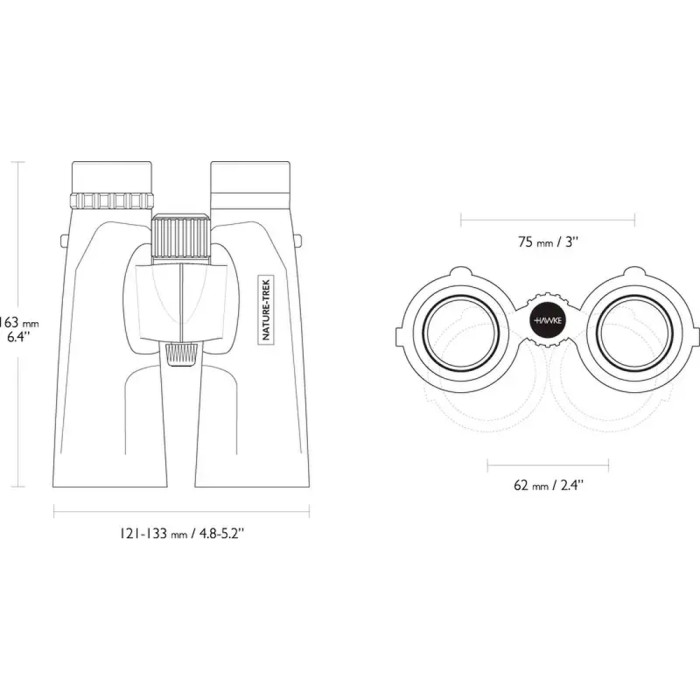 Бінокль Hawke Nature-Trek 10х50 зелений 