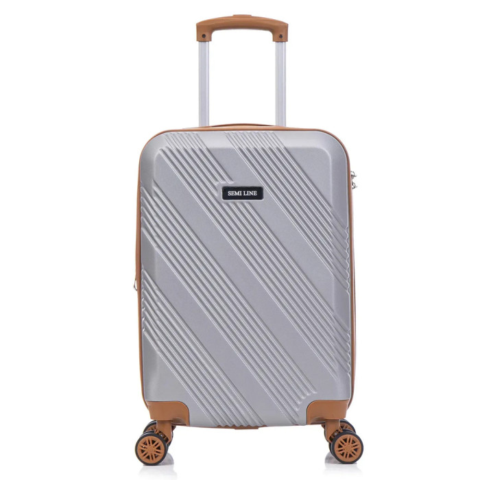 Валіза Semi Line 20" (S) Light Grey (T5849-1) 
