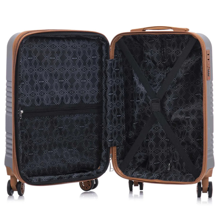 Валіза Semi Line 20" (S) Light Grey (T5849-1) 