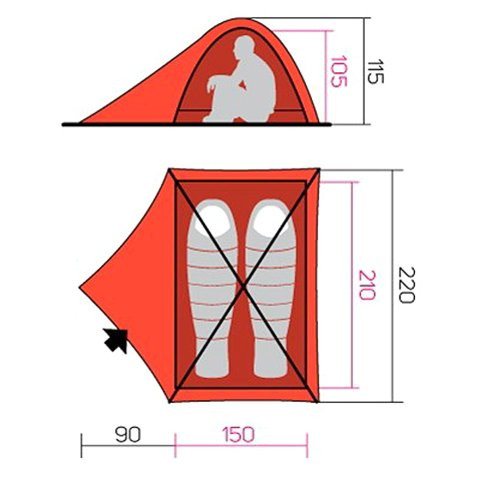 Намет Ханна МАГНАТ 2 весняно-зелений /хмарно-сірий 