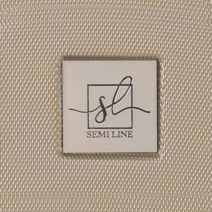 Валіза Semi Line 24" (M) Champagne/Black (T5674-3) 