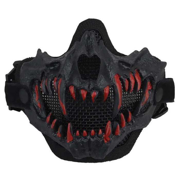Маска захисна WoSport Fangs Mask Black 
