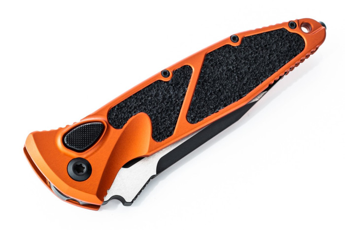Нож Microtech Socom Elite Auto Drop Point Black Blade orange 160A-1OR 