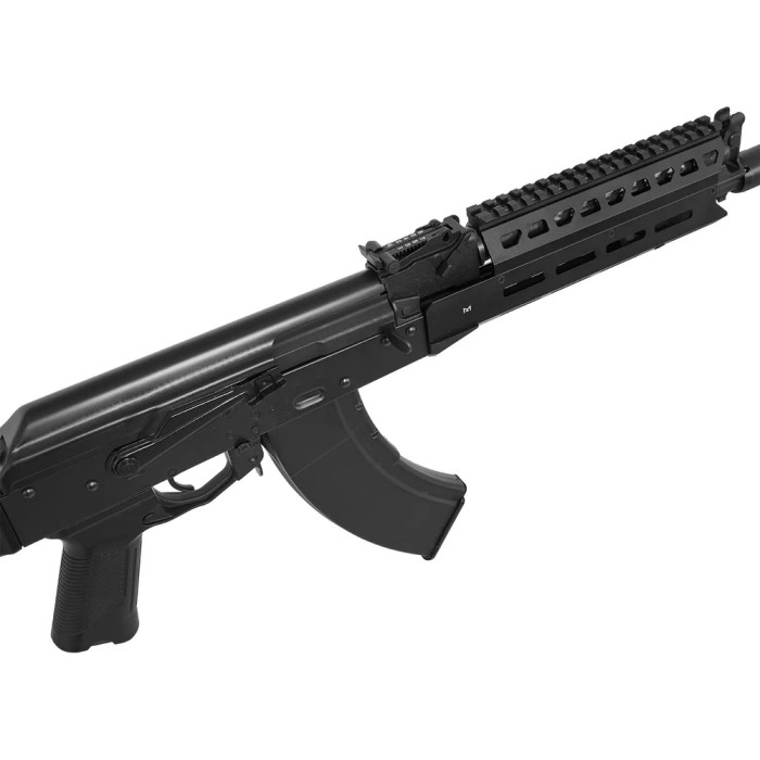 Страйкбольна гвинтівка LCT АК-104 AEG 6 мм з цівкою M-LOK cashmir black 
