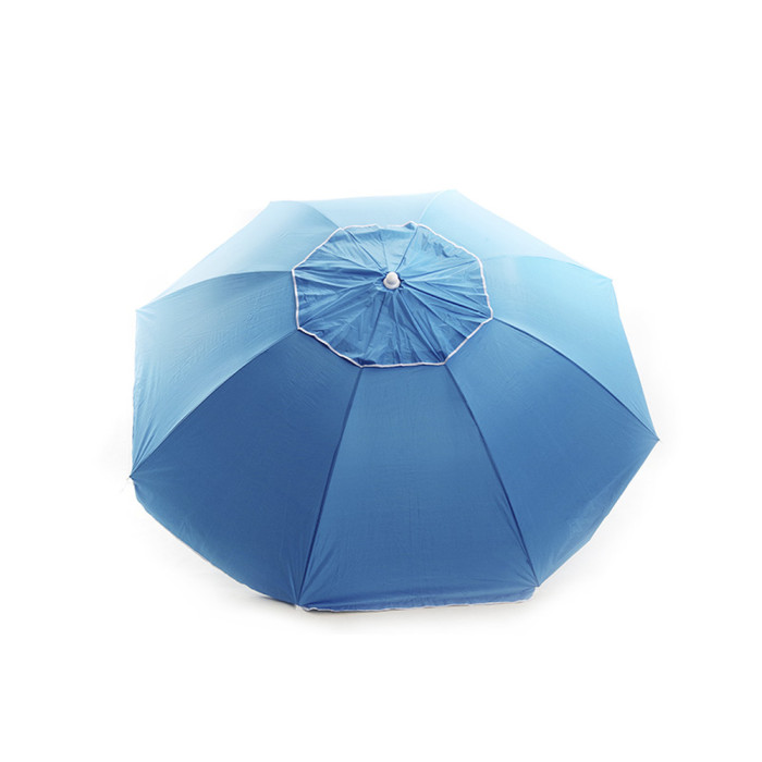 Парасолька пляжна СИЛА з нахилом 2,2м і клапаном посилена з гвинтом (28/32) блакитний 