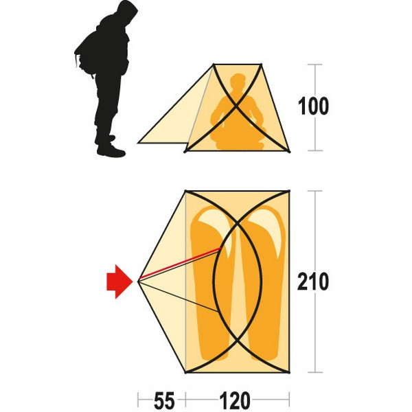 Намет Ferrino Maverick 2 (10000) OrangeGray 